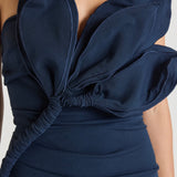 TOJHA (navy blue) Zimran strapless maxi