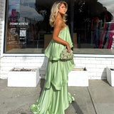 ELLIATT (sage green) Tilly Tiered maxi