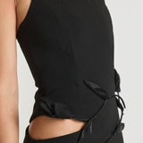 TOJHA (black) Fiorella strapless maxi