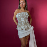 ELIYA THE LABEL (white) Firosa top / willow skirt set