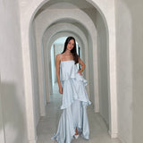 ELLIATT (blue) Tilly Tiered maxi