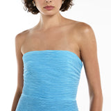 MANNING CARTELL (blue) Double time strapless maxi