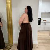 ANCE GRIA (brown) Gaia gown