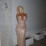 ALBINA DYLA (nude sequin) Muse Couture Gown