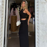 MESHKI (black) Astrid skirt and top set
