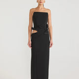 TOJHA (black) Fiorella strapless maxi