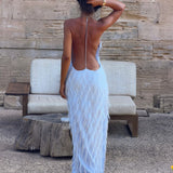JASOOK (blue) Noa feather Maxi