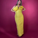 RACHEL GILBERT (yellow) Jensen midi