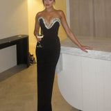 ALBINA DYLA (black) Classica assymetric gown