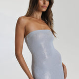 NATALIE ROLT (silver) Kiki Strapless Maxi