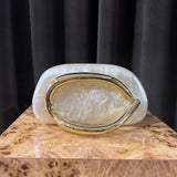 ROMEE CLUTCH - pearl/gold