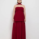 SHEIKE (red) Marissa strapless gown
