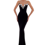 ALBINA DYLA (black/diamonte) Poison Ivy gown