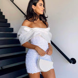 ELIYA THE LABEL (white) Bianca sparkle bow mini