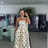 PASDUCHAS (white) Dottie Strapless Midi