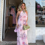 ELLIATT (pink floral) Millie Tiered Maxi
