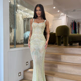 ALBINA DYLA (pistachio green) Blush Couture Gown