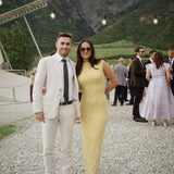 CAMILLA AND MARC (yellow) Riviera tank knit maxi