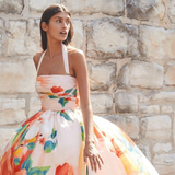 LEO LIN (floral) Florescence puffy gown