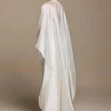 HUONG (ivory/white) Charlotte cape maxi