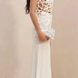 CULT GAIA (white) Nalda crochet dress
