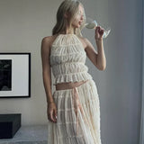 ARCINA ORI (beige) sheer rouged set