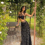 ARCINA ORI (black) Vivienne 3D skirt set