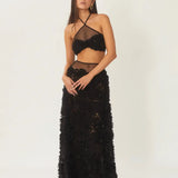 ARCINA ORI (black) Vivienne 3D skirt set