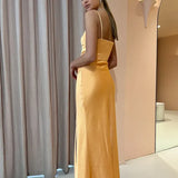 BEC AND BRIDGE (orange) Nadia silk maxi