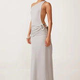 ANCE GRIA (grey) Gaia gown