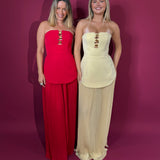 ELIYA THE LABEL (yellow) Leo corset maxi