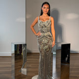 ALBINA DYLA (black/silver) Celestial Symphony Embellished Gown