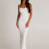MELANI THE LABEL (white) Gia ruched back
