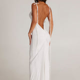 MELANI THE LABEL (white) Gia ruched back
