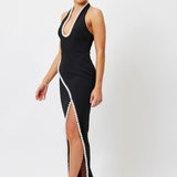 BIANCA AND BRIDGETT (black/Pearl) Laura gown