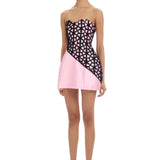 ELIYA THE LABEL (pink/black) Ataya a-line mini
