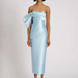ELIYA THE LABEL (blue) Maisie one shoulder midi