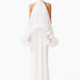 ELLIATT (white) Poppy cape maxi