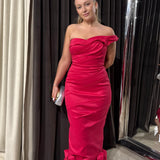 RACHEL GILBERT (pink) Ochre one shoulder midi