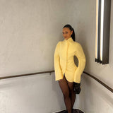 LILLIAN KHALLOUF (yellow) Laff blazer mini