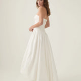 AJE (white) Violette bubble hem maxi