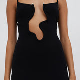 CHRISTOPHER ESBER (Black) Salacia Wire Column Dress