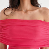 BENNI (watermelon/pink/red) Nico off shoulder mini