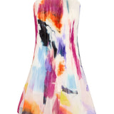 AJE (multicoloured) Celestial pleated mini