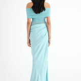 BENNI (baby blue) Nico Off Shoulder Maxi