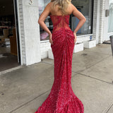 ALBINA DYLA (red) Abigail Contour Gown