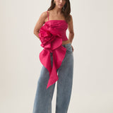 AJE (magenta/pink) Potion spiral top/skirt set