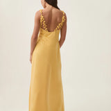 AJE (yellow) soulful pom pom maxi
