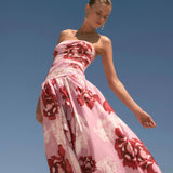AJE (pink/white/red) Behold Boldy blooming maxi