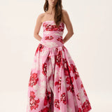 AJE (pink/white/red) Behold Boldy blooming maxi